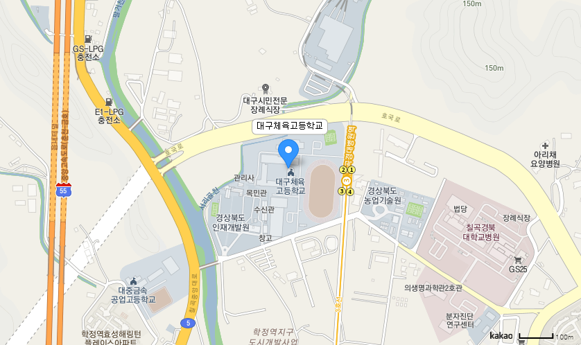 학교 찾아오시는 길 지도